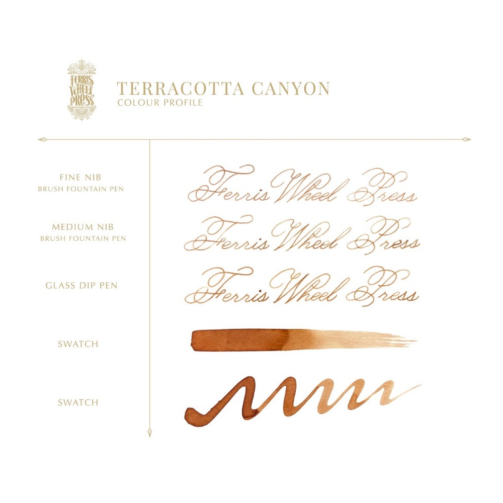 Atrament - Ferris Wheel Press - Terracotta Canyon, 38 ml