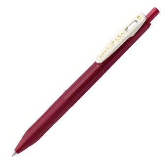 Długopis żelowy Sarasa Clip - Zebra - Vintage Cassis Black, 0,5 mm