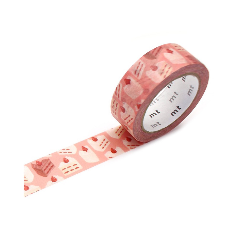Taśma papierowa washi - MT Masking Tape - Gourmet Cakes, 7 m