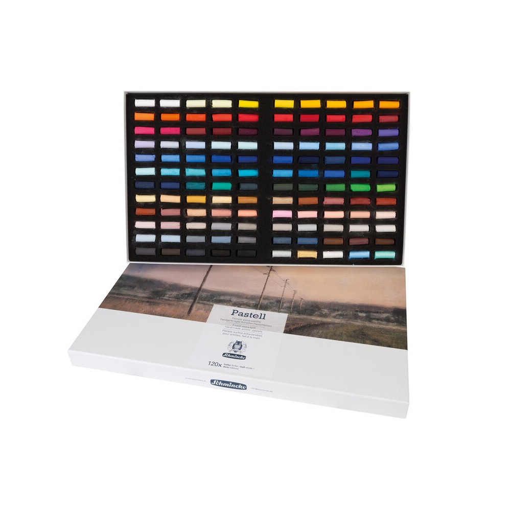 Zestaw półpasteli suchych Extra-Soft - Schmincke - 120 kolorów