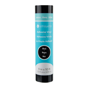 Adhesive Vinyl - Silhouette - Black, 22,9 cm x 3,05 m