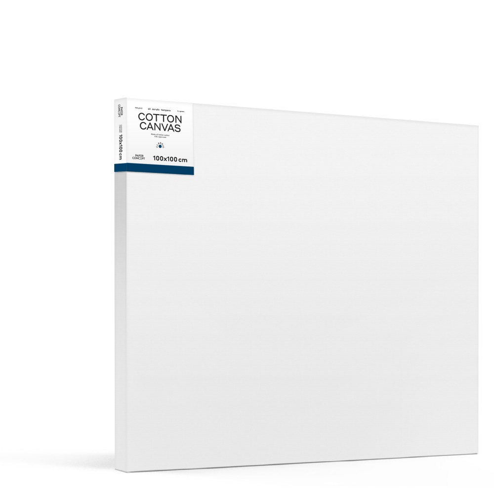 Cotton stretched canvas Classic - PaperConcept - 100 x 100 cm