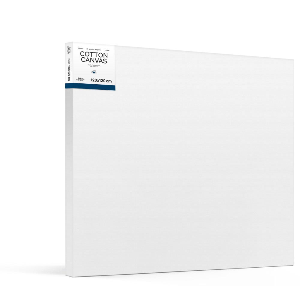 Cotton stretched canvas Classic - PaperConcept - 120 x 120 cm