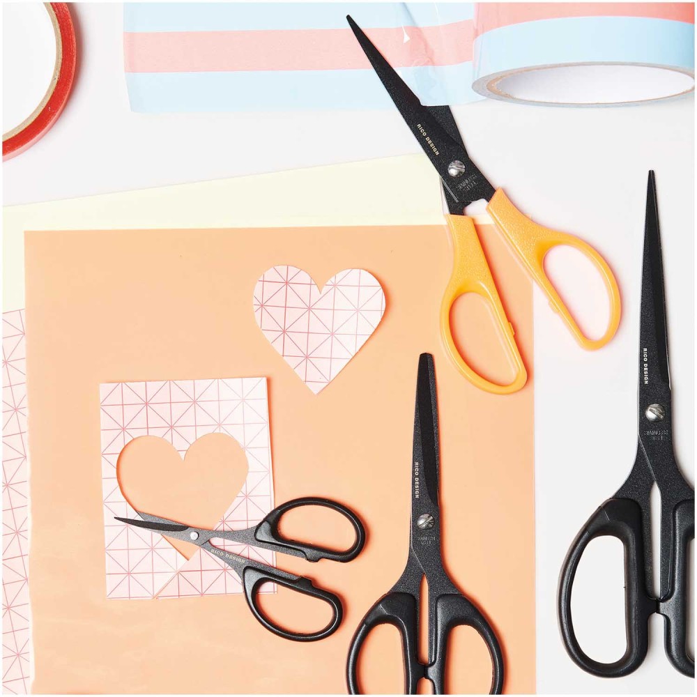 Non-Stick scissors - Rico Design - black, 15,2 cm