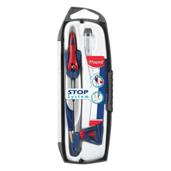 Cyrkiel szkolny Stop System - Maped - 3 elementy