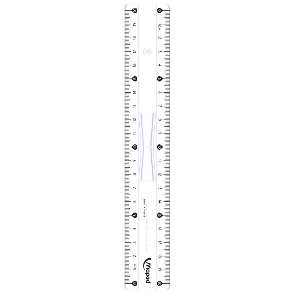 Linijka Classic z uchwytem - Maped - 20 cm