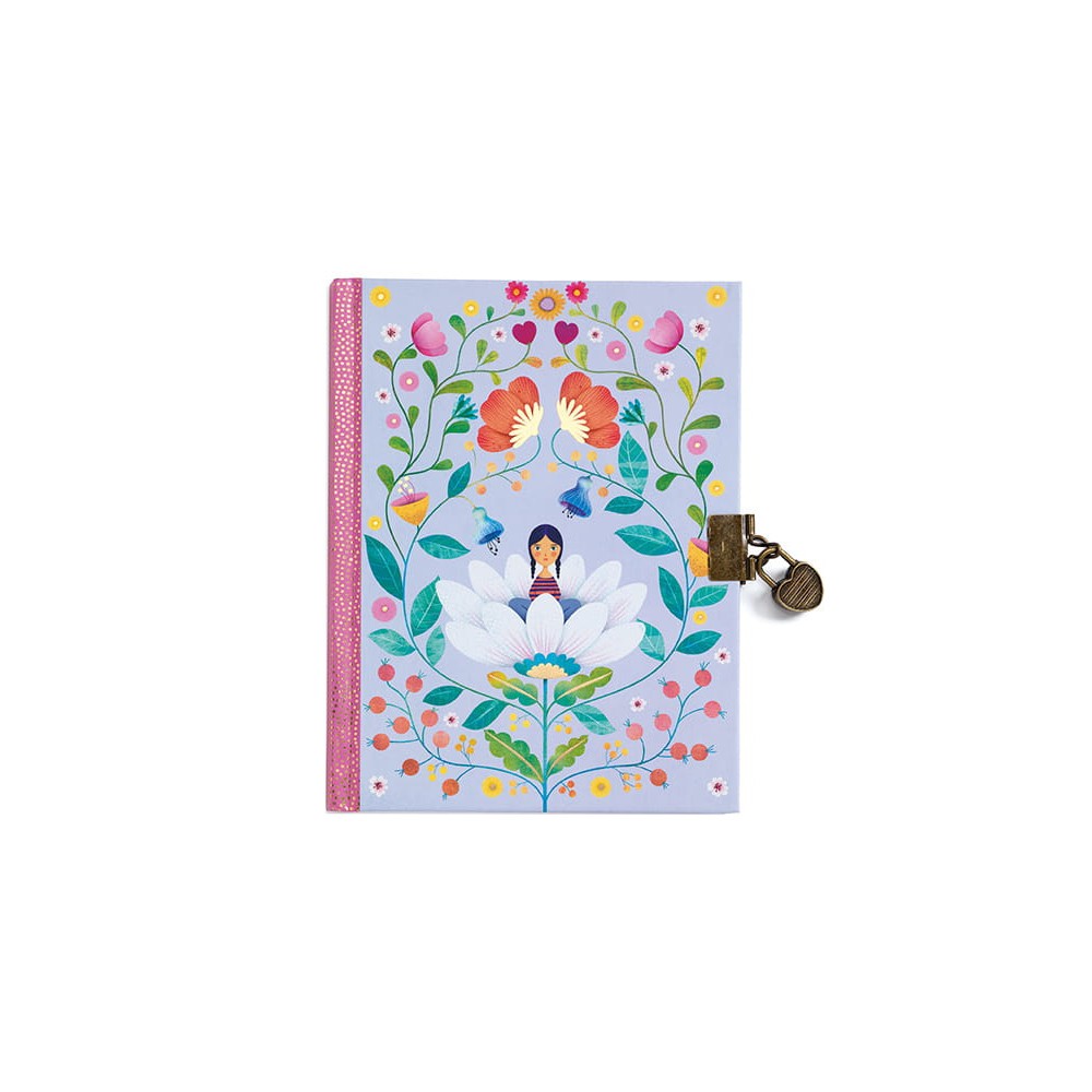 Secret Marie diary - Djeco - 15,5 x 20 cm, 88 sheets