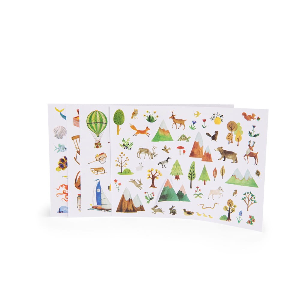 Stickers - Moulin Roty - Adventure, 150 pcs.