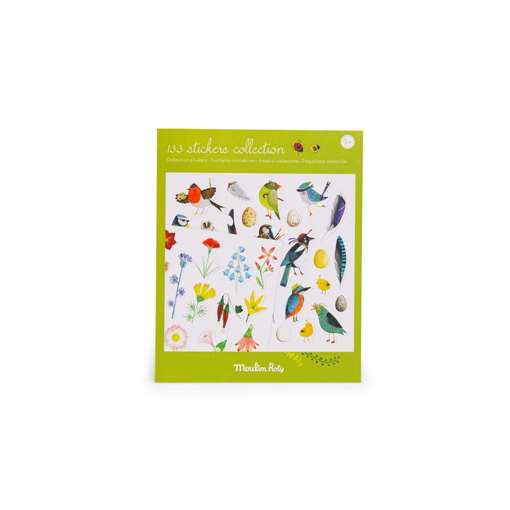 Stickers - Moulin Roty - Botanics, 133 pcs.