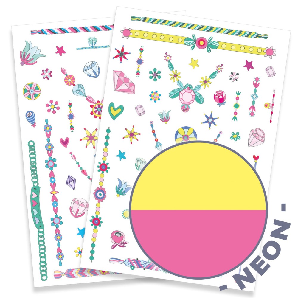 Set of washable tattoos for kids - Djeco - Jenni's Jewels