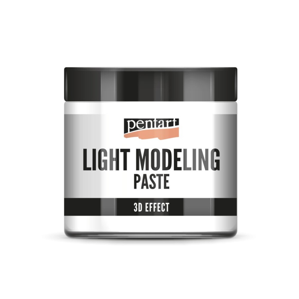 3D Light Modeling Paste - Pentart - White, 500 ml