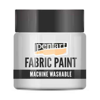 Fabric paint - Pentart - white, 50 ml