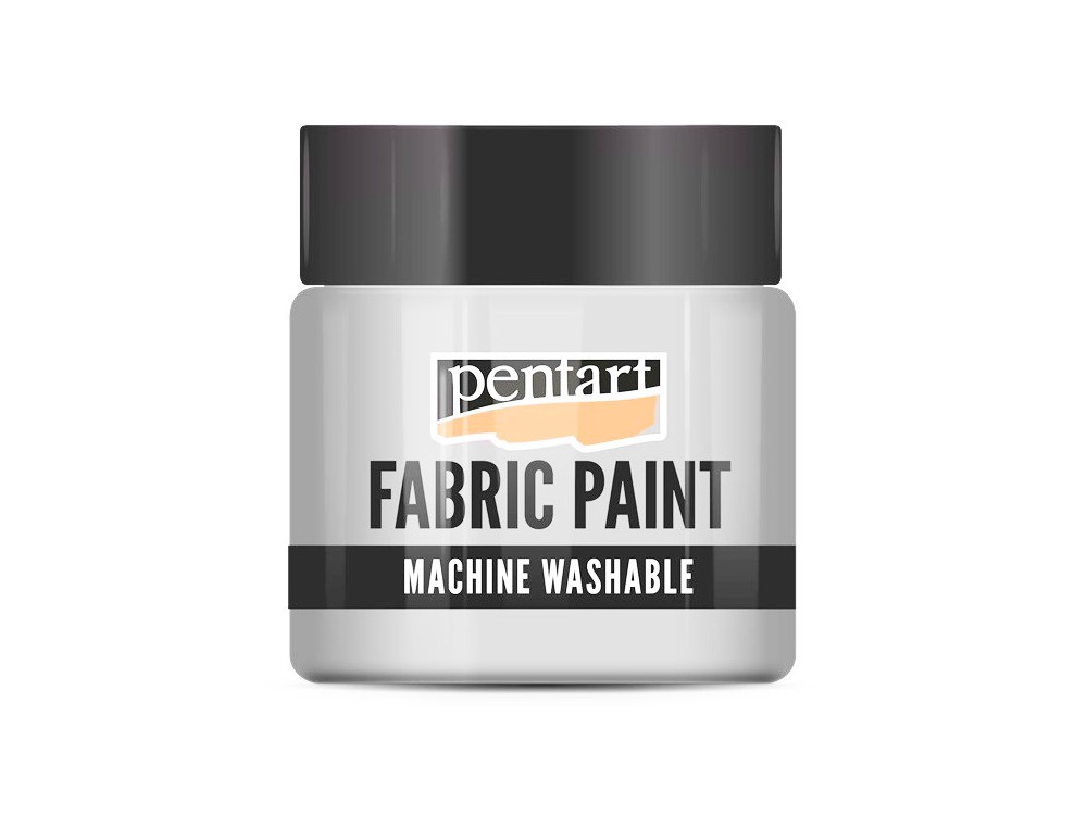 Farba do tkanin - Pentart - biała, 50 ml