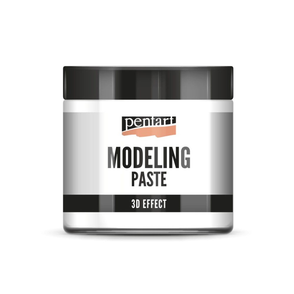 3D Thick Modeling Paste - Pentart - White, 500 ml