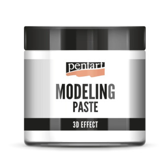 Pasta modelująca 3D Effect - Pentart - biała, gęsta, 500 ml