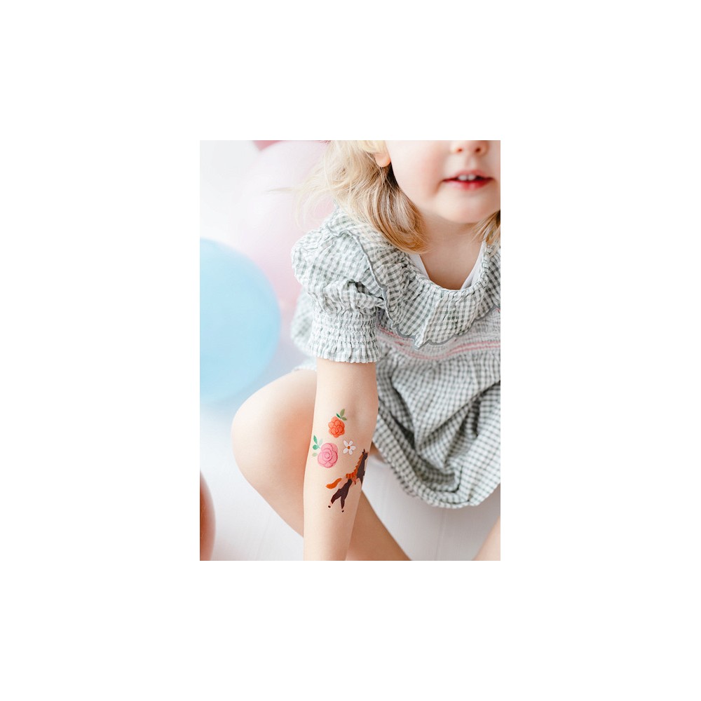 Temporary tattoos for kids Horses - 16 pcs.