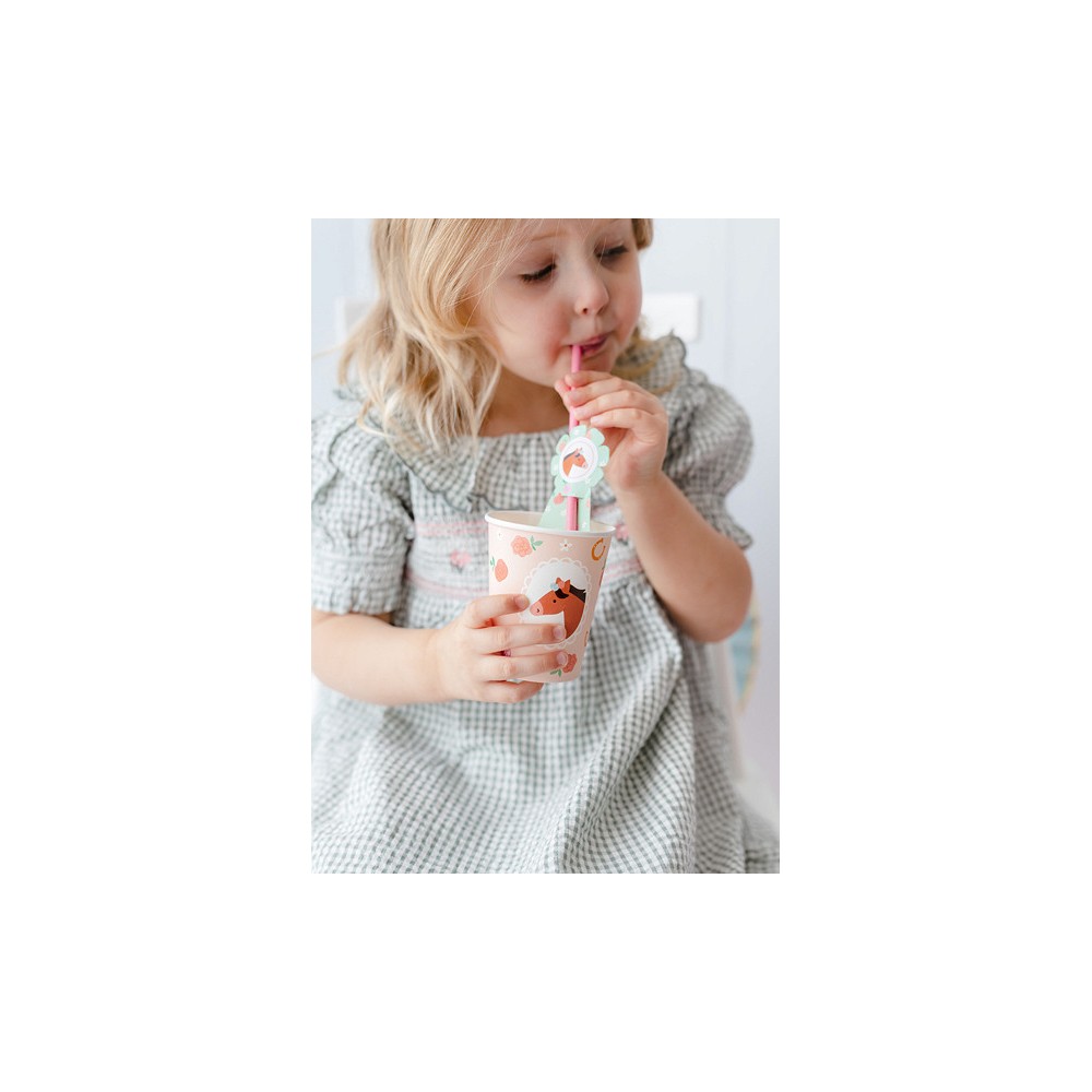 Paper cups Horses - 220 ml, 6 pcs.