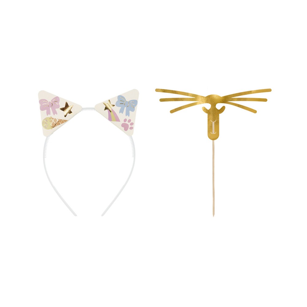 Headbands and masks set - 15 pcs.