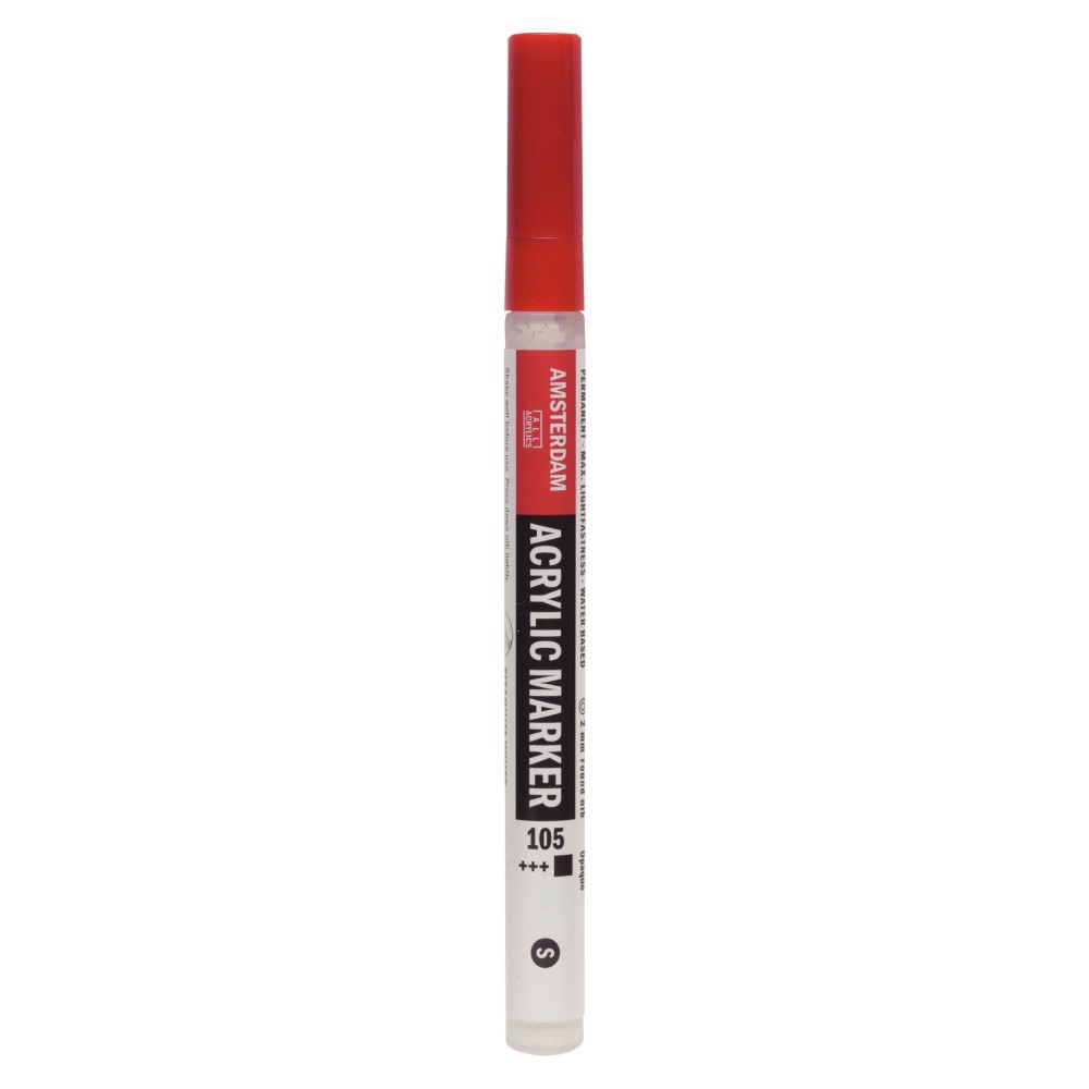 Acrylic marker - Amsterdam - 105, Titanium White, 2 mm