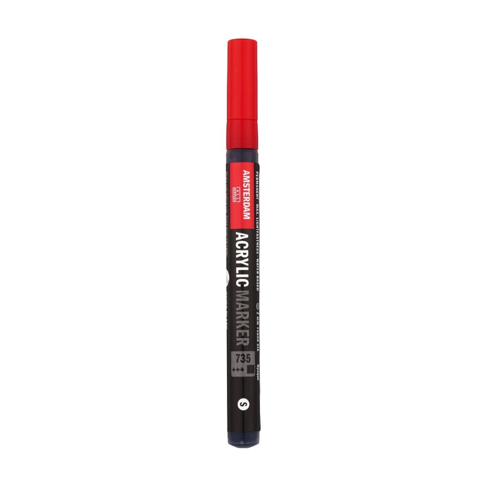 Acrylic marker - Amsterdam - 735, Oxide Black, 2 mm