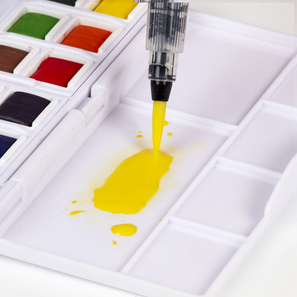 Watercolor Paint Pan Set - Derwent - 12 colors
