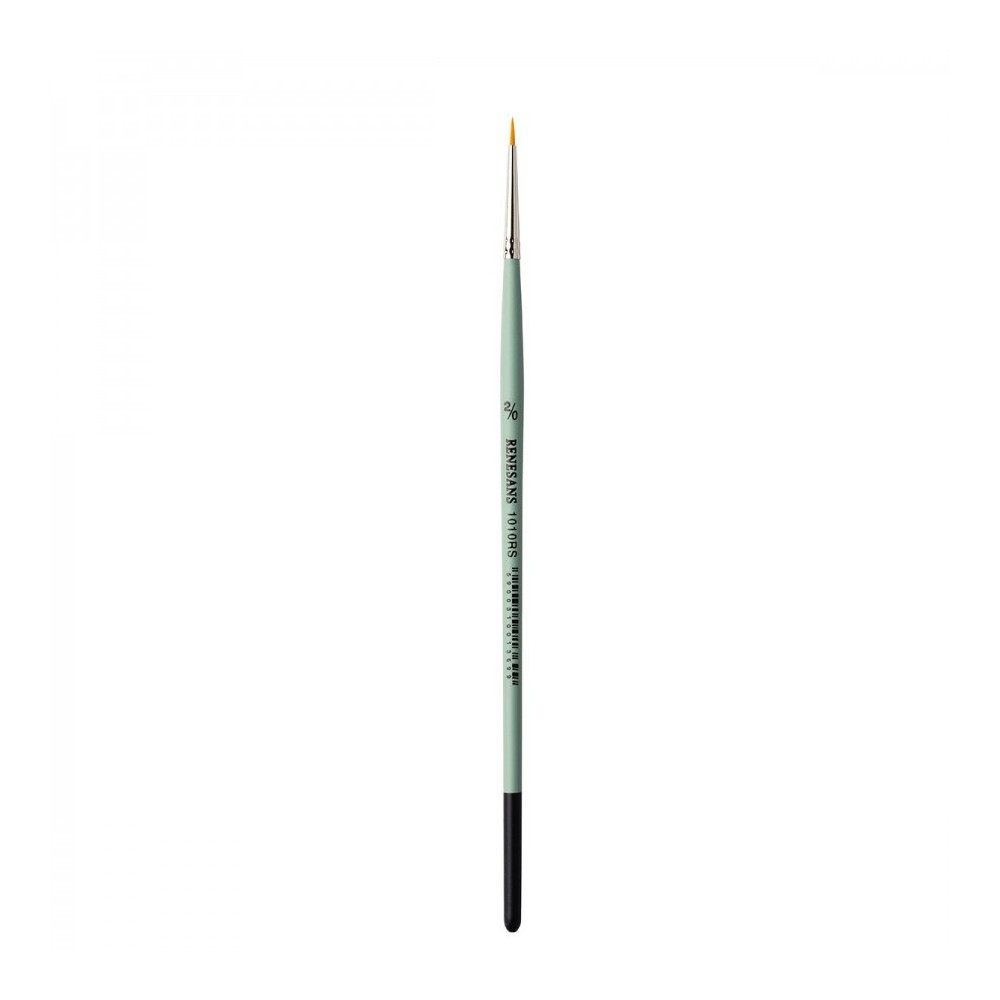 Retouching synthetic brush, 1010RS series - Renesans - short handle, no. 2/0