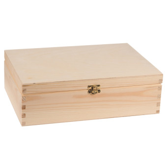 Wooden Container Case - 33 x 23,7 cm
