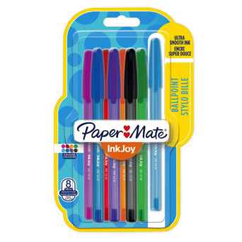 Set of InkJoy 100 ballpoint pens - Paper Mate - 1 mm, 8 pcs.