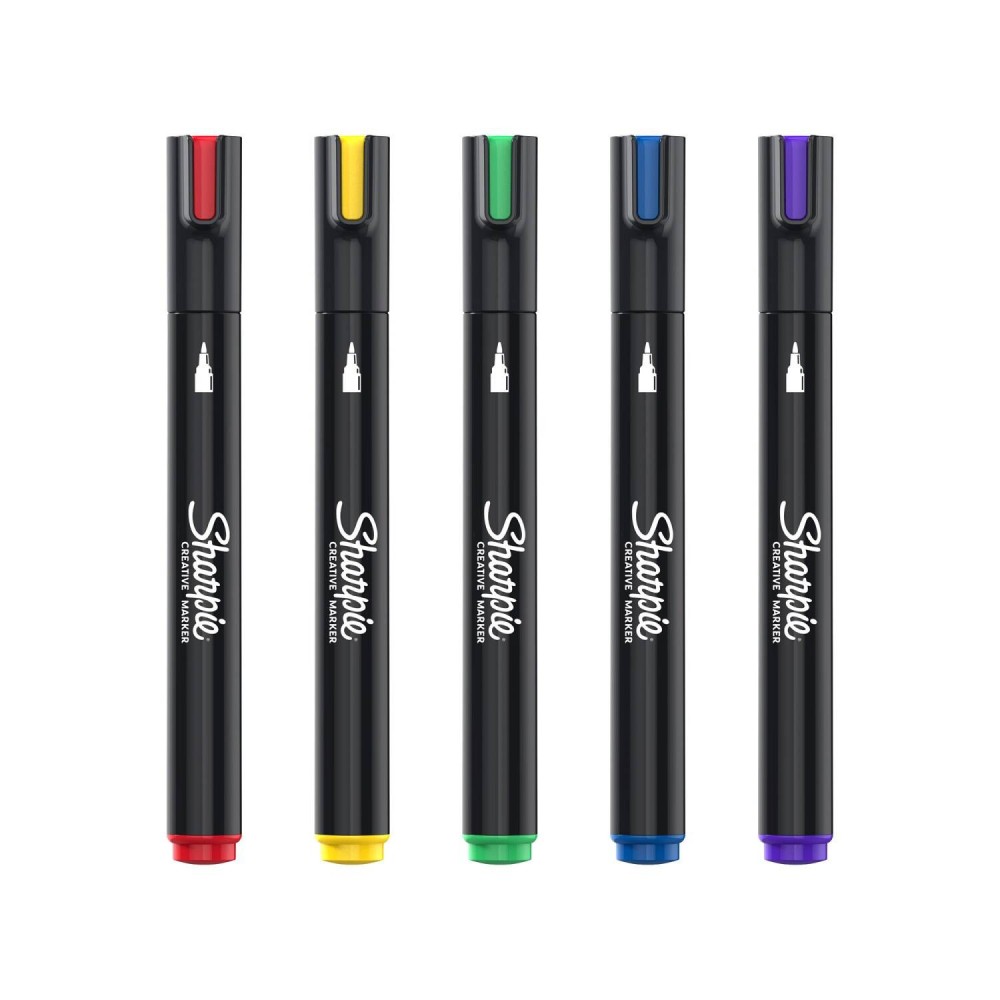 Water-based acrylic markers - Sharpie - 2,5 mm, 5 pcs.