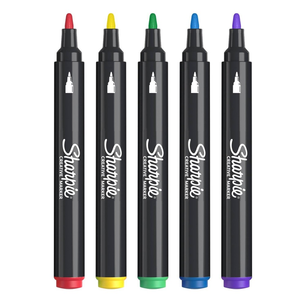 Zestaw markerów akrylowych - Sharpie - 2,5 mm, 5 szt.
