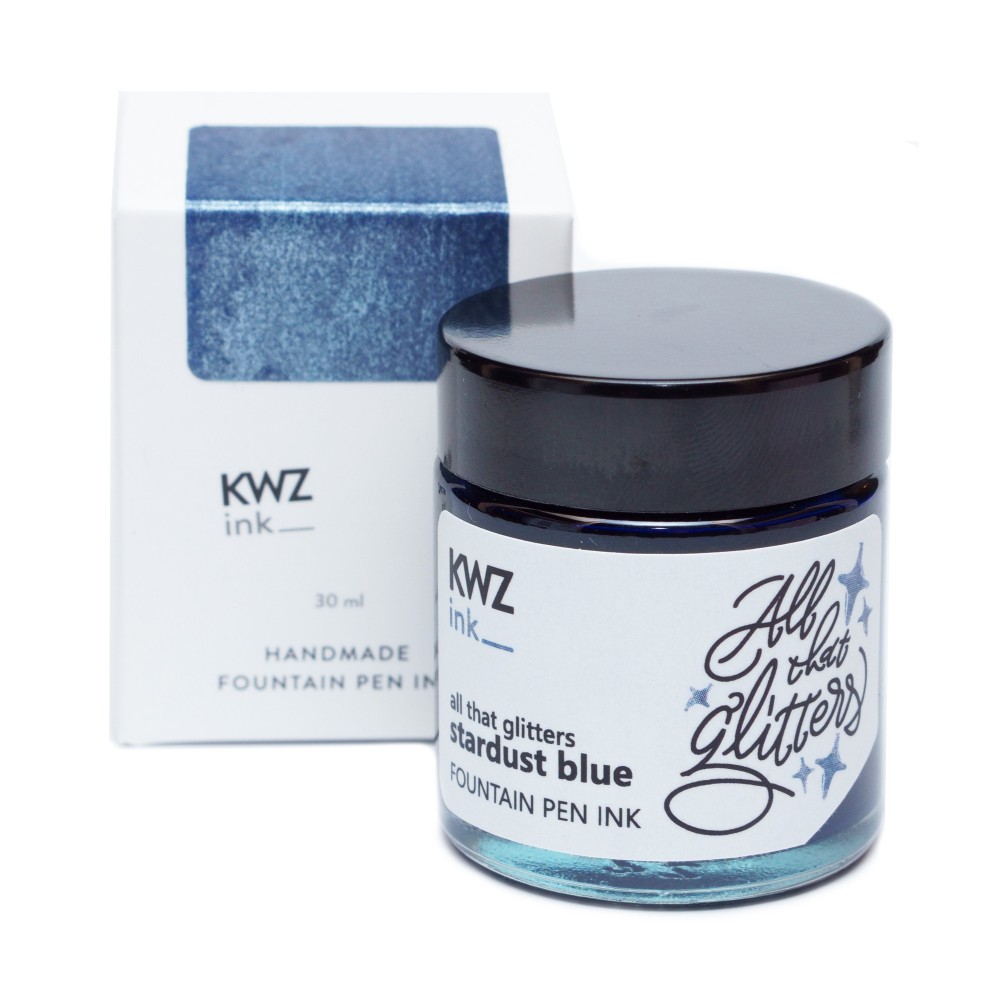 Atrament do piór wiecznych - KWZ Ink - Stardust Blue, 30 ml