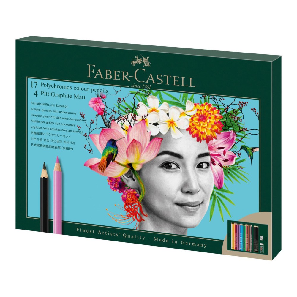 Set of Polychromos and Pitt Graphite Matt - Faber-Castell - 23 pcs.