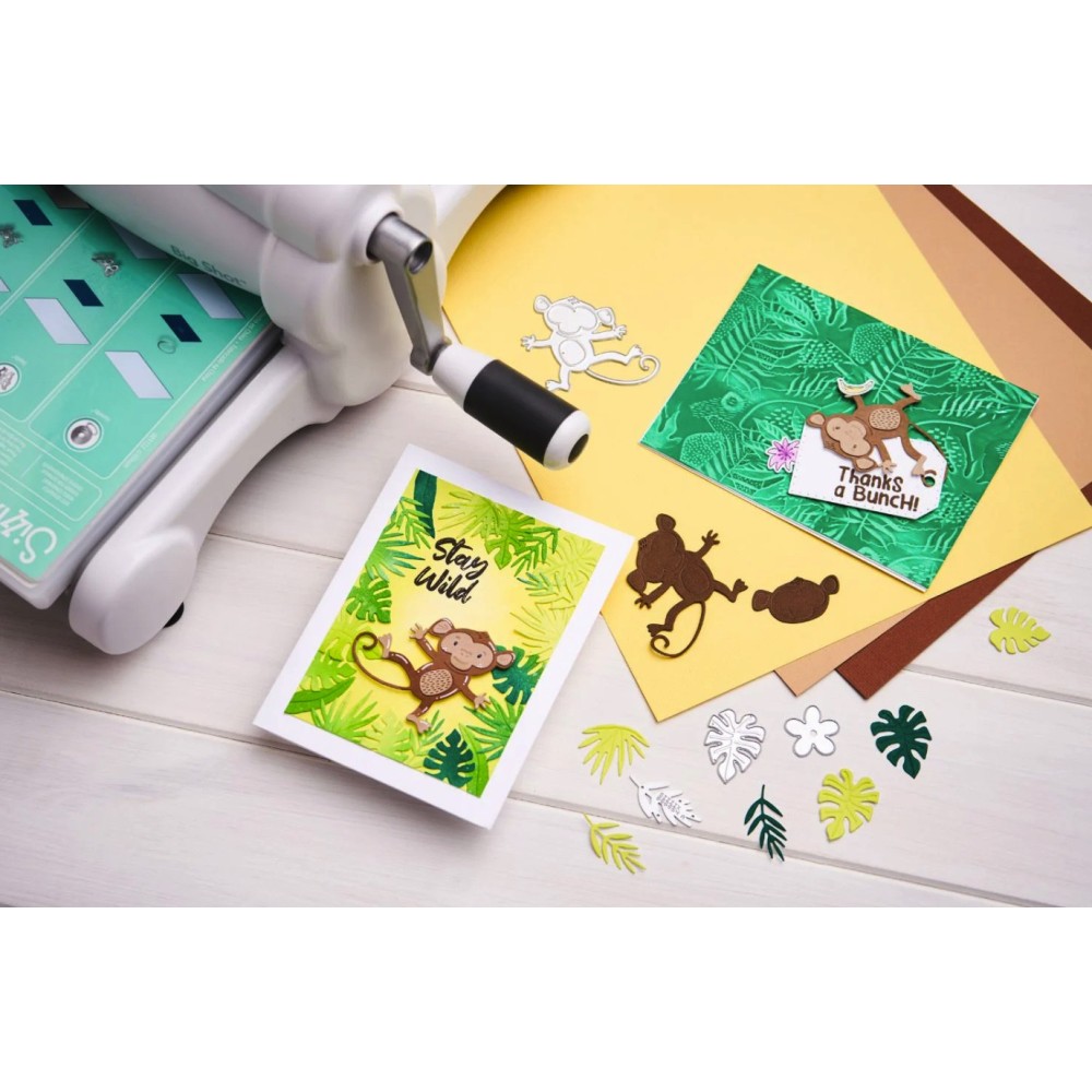 3D Textured Embossing Folder - Sizzix - Jungle Textures