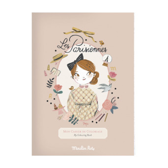 Coloring Book - Djeco - Les Parisiennes