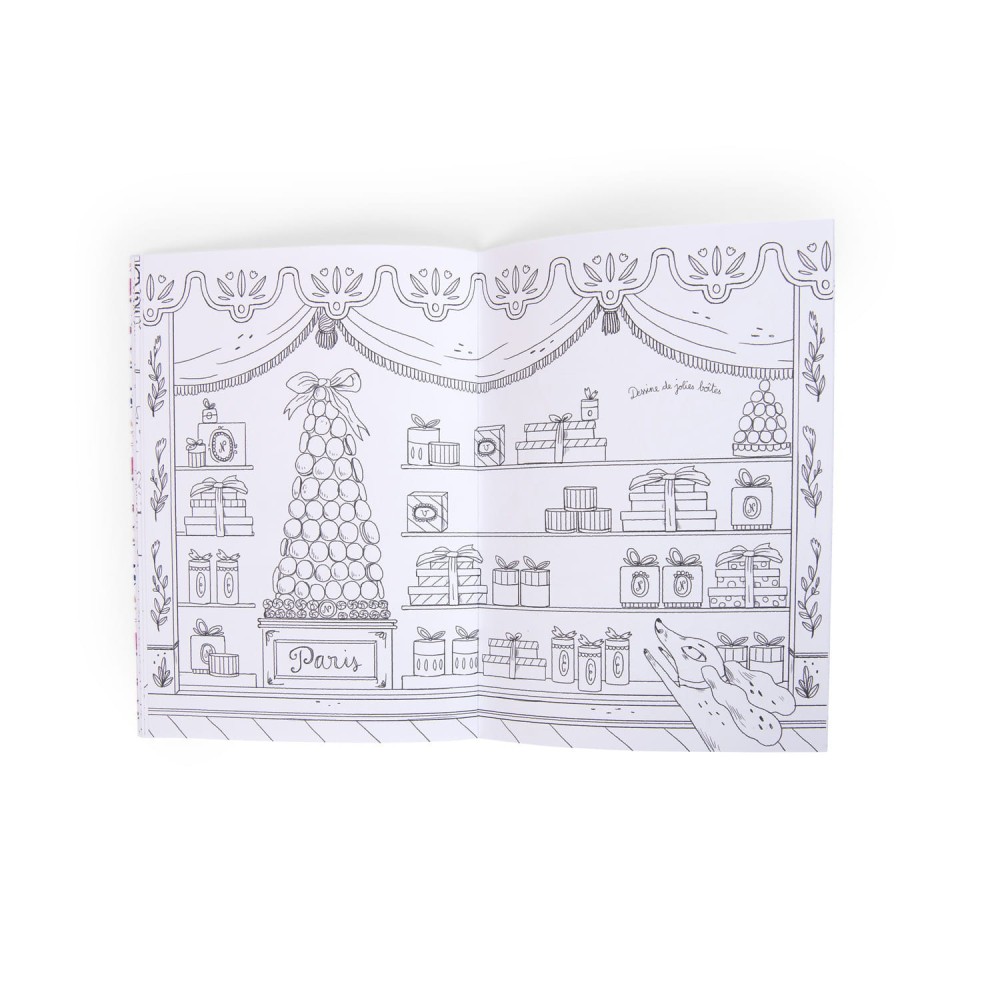 Coloring Book - Djeco - Les Parisiennes