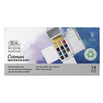 Watercolors Cotman Field set - Winsor & Newton - 12 colors