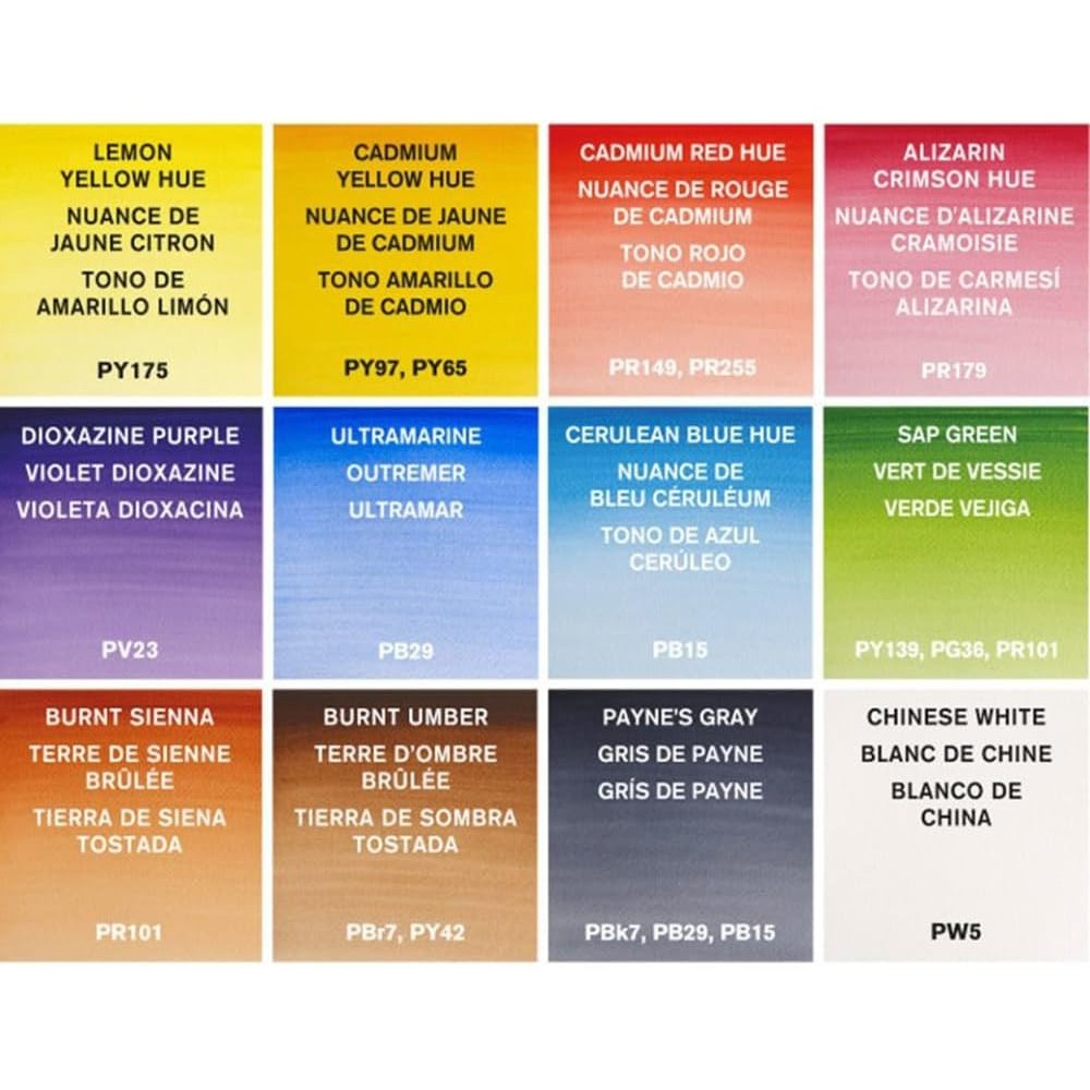Watercolors Cotman Field set - Winsor & Newton - 12 colors