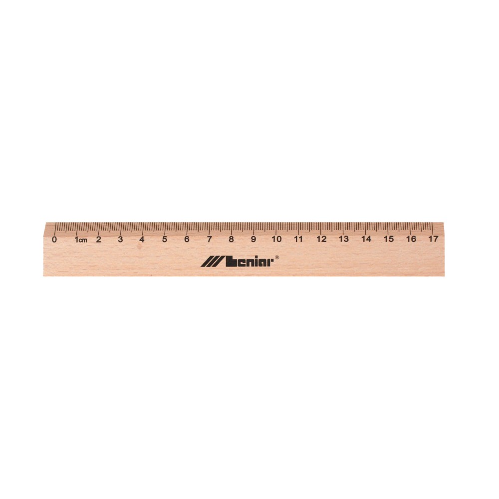 Wooden ruler - Leniar - 17 cm