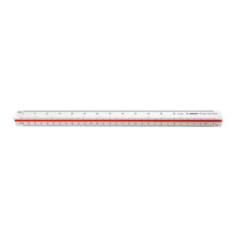 Skalówka plastikowa Inżynier - Leniar - 30 cm