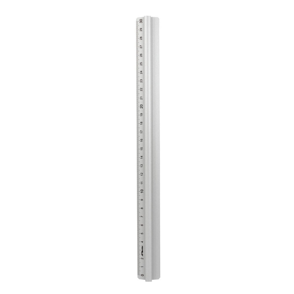 Linijka szkolna z uchwytem - Leniar - 30 cm