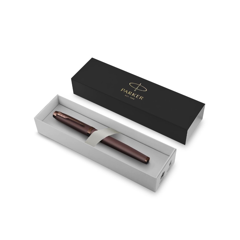 Pióro wieczne IM Monochrome w etui - Parker - Burgundy, F