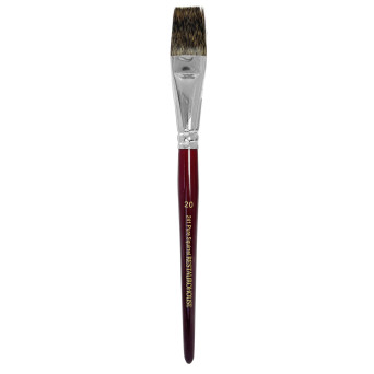 Flat, natural bristles, Pure Squirrel 241 brush - Restaurohouse - no. 20