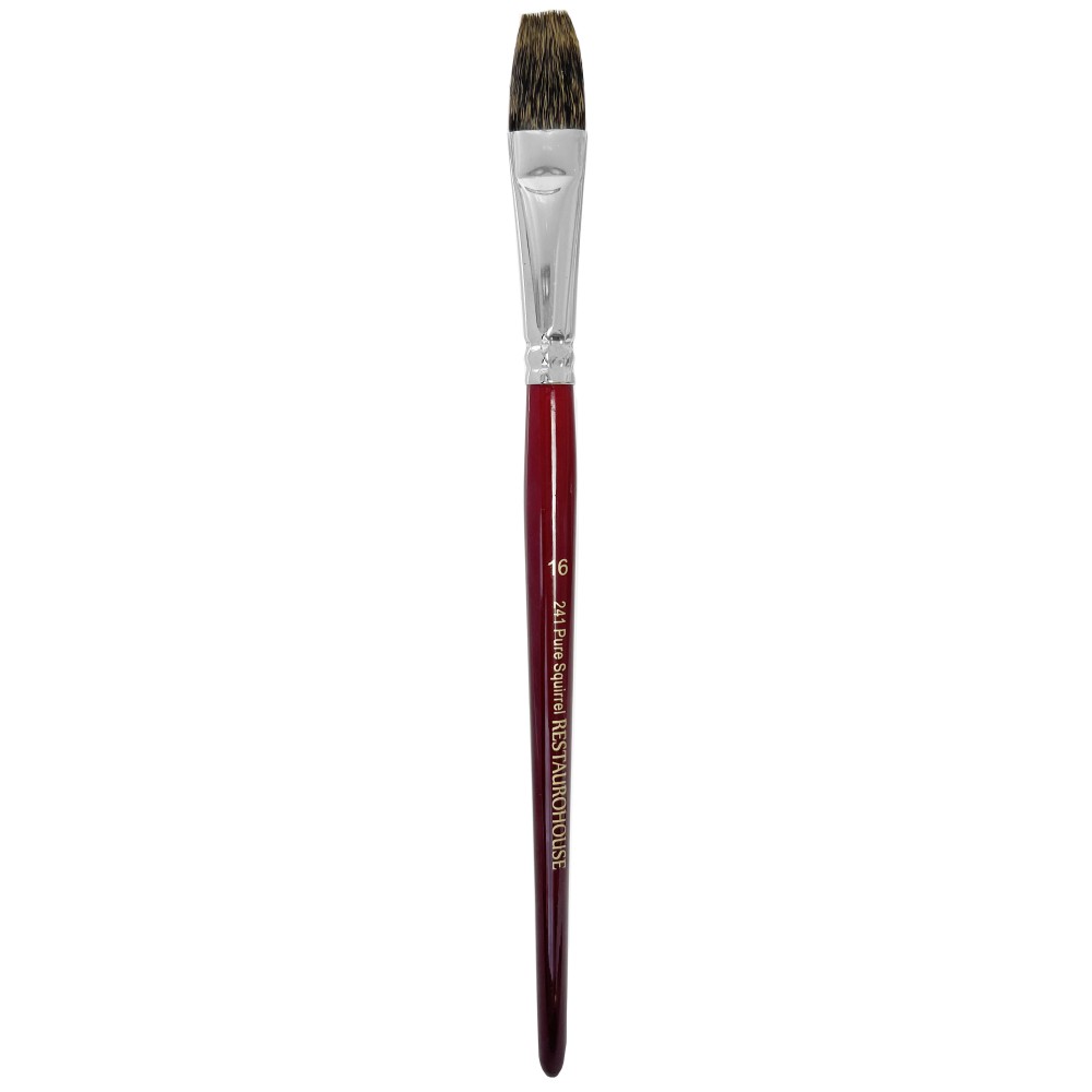 Flat, natural bristles, Pure Squirrel 241 brush - Restaurohouse - no. 16