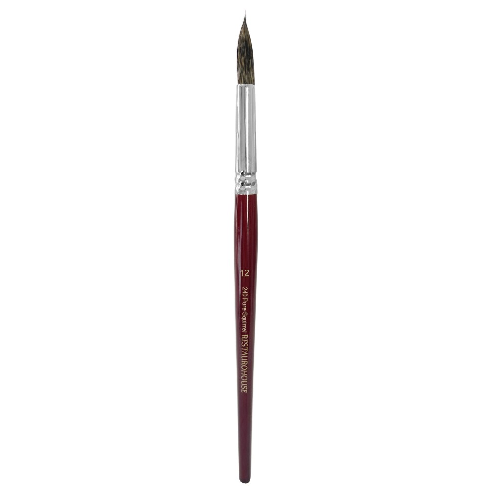 Round, natural bristles, Pure Squirrel 240 brush - Restaurohouse - no. 12