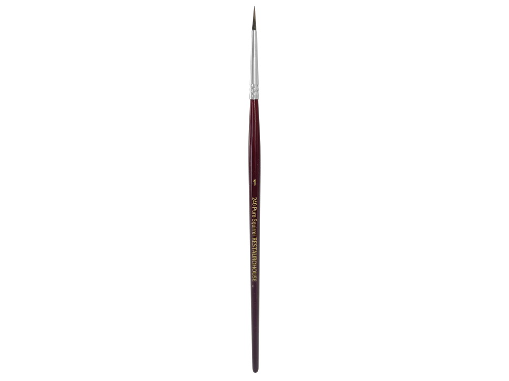 Round, natural bristles, Pure Squirrel 240 brush - Restaurohouse - no. 1