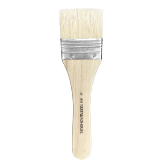 Flat, natural, hog bristles 800 series brush - Restaurohouse - no. 5