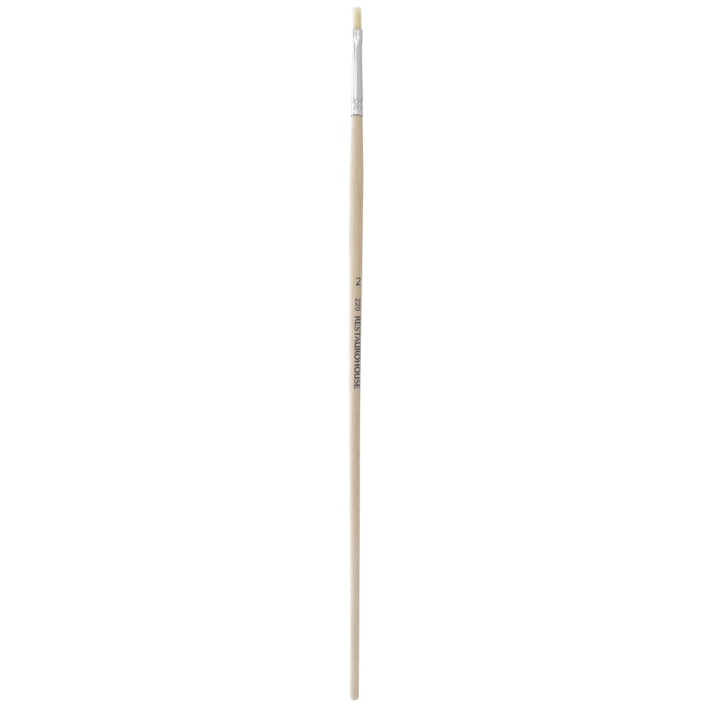 Cat's Tongue, natural, hog bristles 220 series brush - Restaurohouse - no. 2
