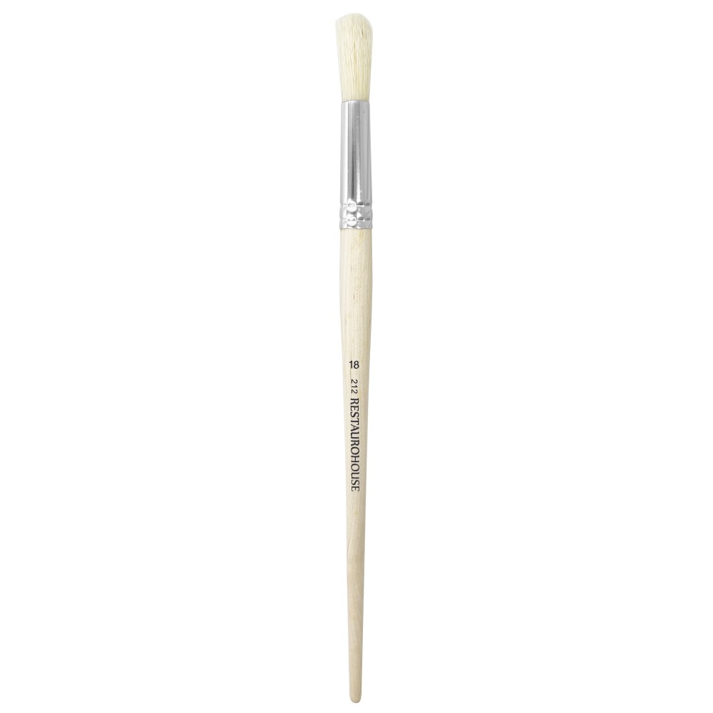Round, natural, hog bristles 212 series brush - Restaurohouse - no. 18