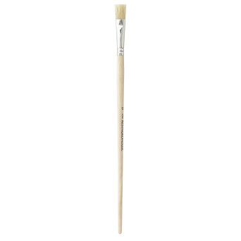 Flat, natural, hog bristles 202 series brush - Restaurohouse - no. 12