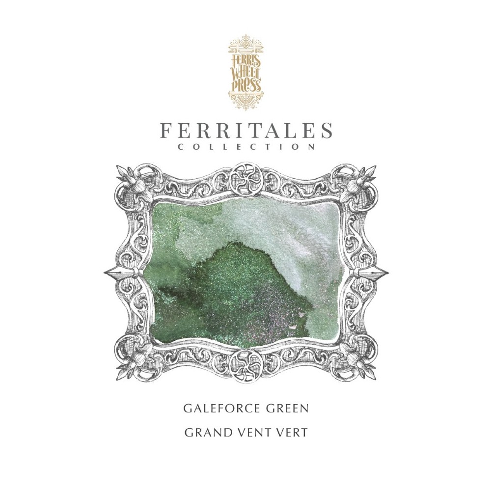 Atrament FerriTales - Ferris Wheel Press - Galeforce Green, 20 ml